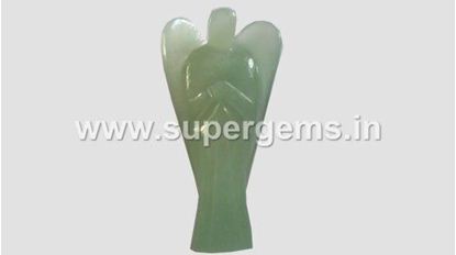 Picture of green aventurine angels