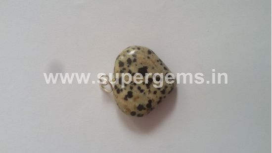 Picture of dalmation jesper heart pendant