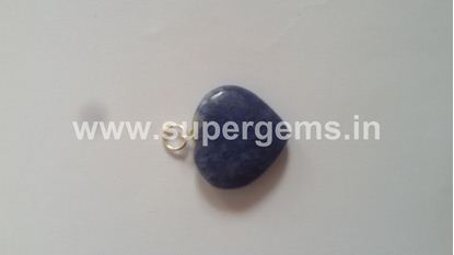 Picture of sodolite heart pendant
