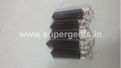 Picture of black agate pencil pendant