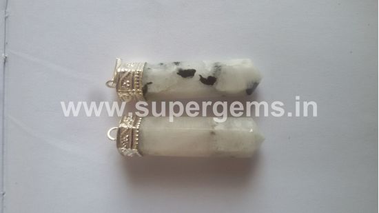 Picture of white rainbow pencil pendant