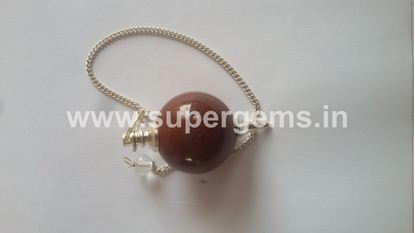 Picture of red jesper ball pendulums (2)