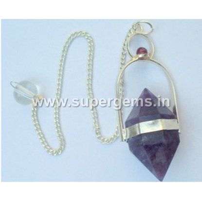 Picture of amethyst 2 point pendulum