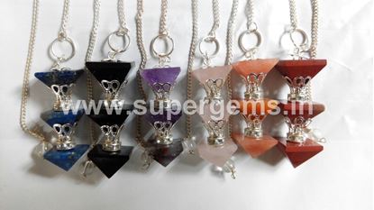Picture of 3 pyramid pendulums