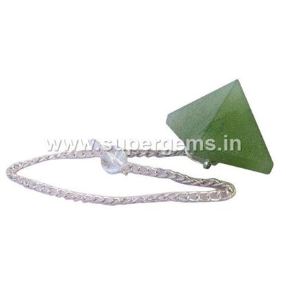 Picture of green aventurine pyramid pendulums