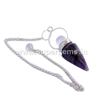 Picture of 2 piece amethyst pendulums