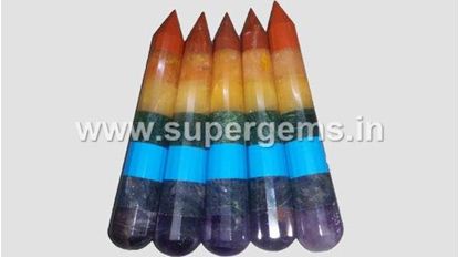 Picture of 7 chakra 16 faceted massger wands