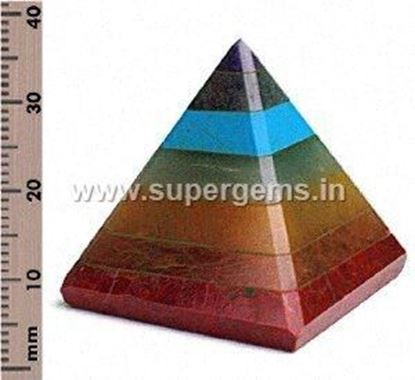 Picture of 7 chakra bonded pyramid  