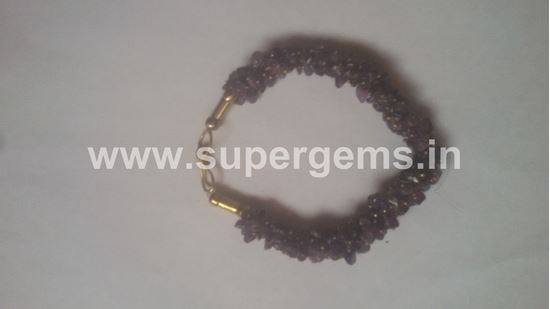 Picture of amethyst chips  bracelets