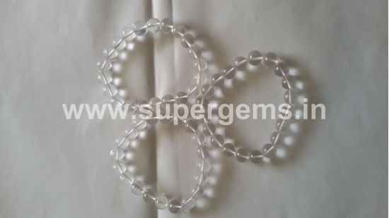 Picture of clear quartz bracelets