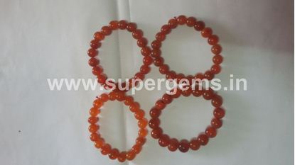 Picture of red carnelian bracelets