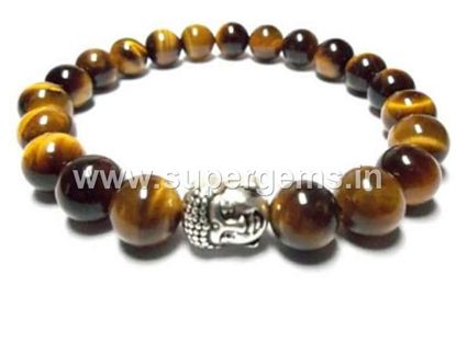 Picture of tiger eye buddha bracelets