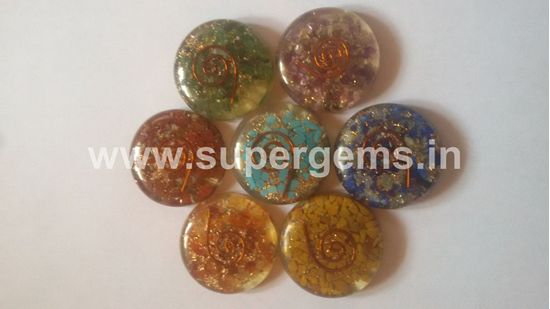 Picture of 7 chakra round orgon set