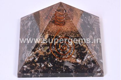 Picture of black tourmaline orgone pyramid