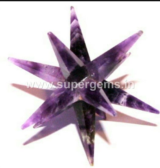 Picture of amethyst 12 point  bonded star
