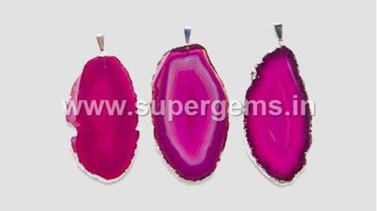 Picture of natural shape slice pendants 3 inch 