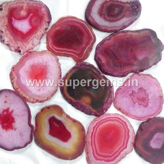 Picture of natural shape agate slice onex