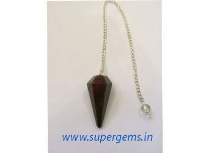 Picture of blood stone pendulums