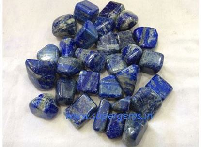 Picture of lapis lazuli tumble stone