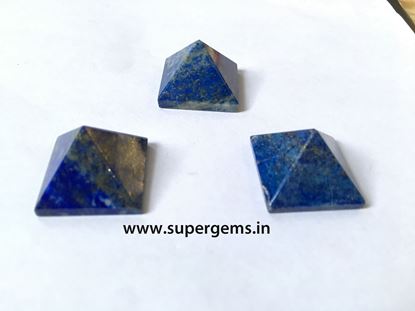 Picture of lapis lazuli pyramid,