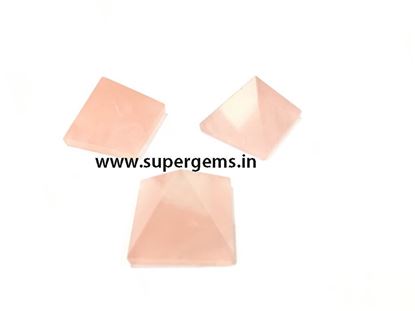Picture of rose quartz pyramid