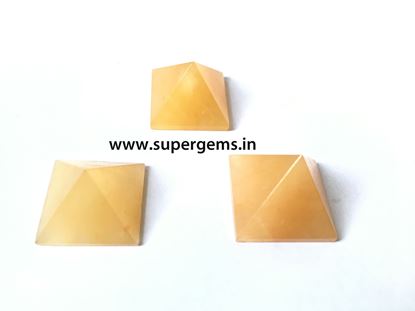 Picture of yellow aventurine pyramid