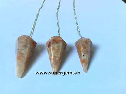 Picture of sun stone pendulums