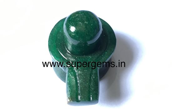 Picture of Green jade shivling