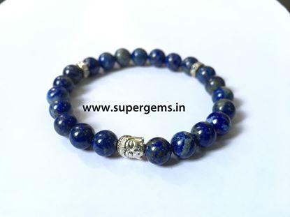 Picture of lapis lazuli buddha bracelet