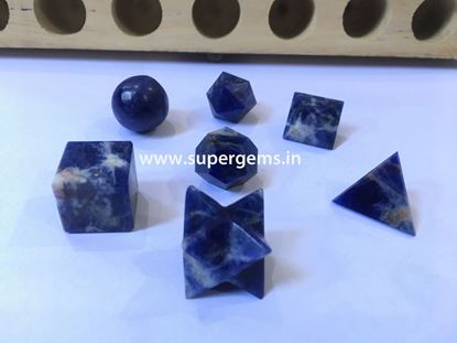 Picture of 7 piece sodolite geomatry set