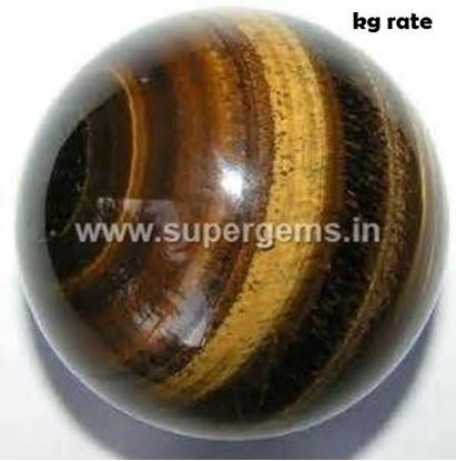 Picture of tiger eye spheres