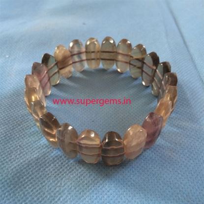Picture of flourite diomond cutting bracelet