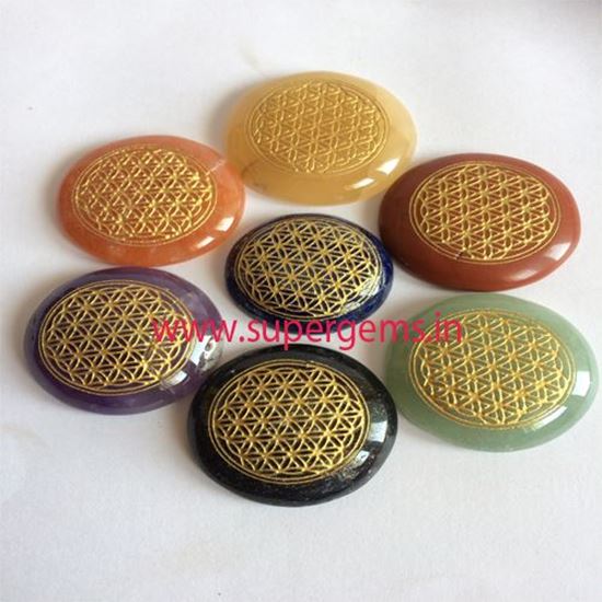 Picture of FLOWER OF LIFE CHAKRA SET