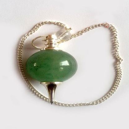 Picture of green aventurine ball pendulums