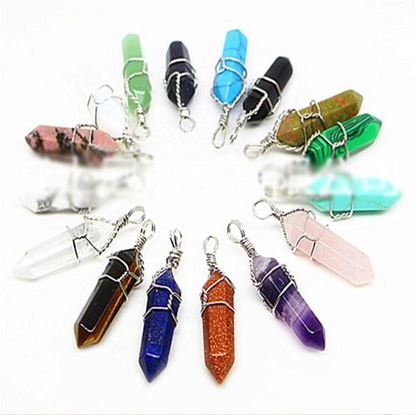 Picture of mix double point terminated pendants