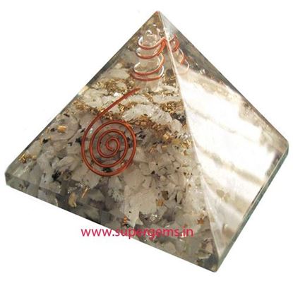 Picture of MOONSTONE ORGONE PYRAMID