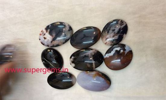 Picture of moss agate cabs