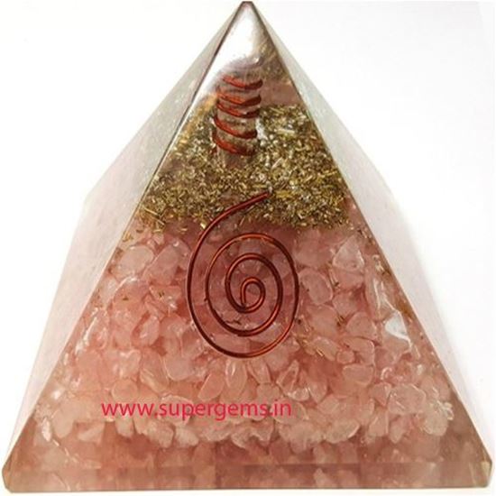 Picture of ROSE QUARTZ ORGON PYRAMID