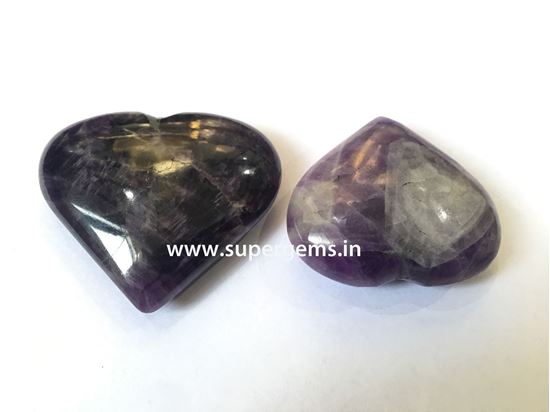 Picture of amethyst puffy heart
