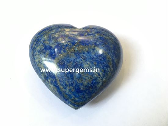 Picture of lapis lazuli puffy heart