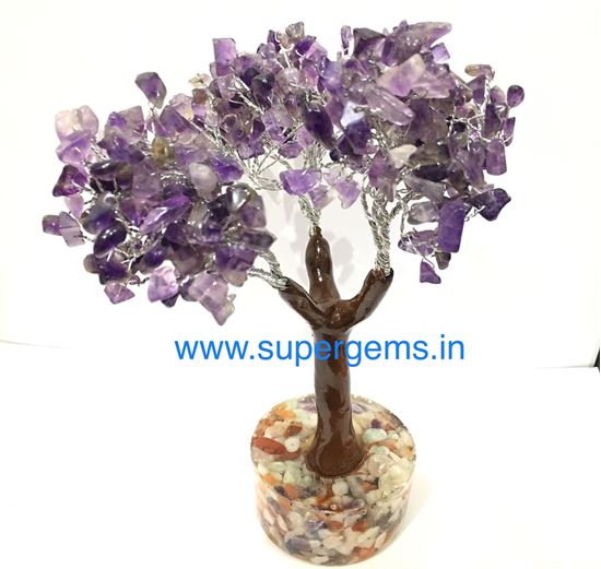 Picture of amethyst 300 stone orgone base tree