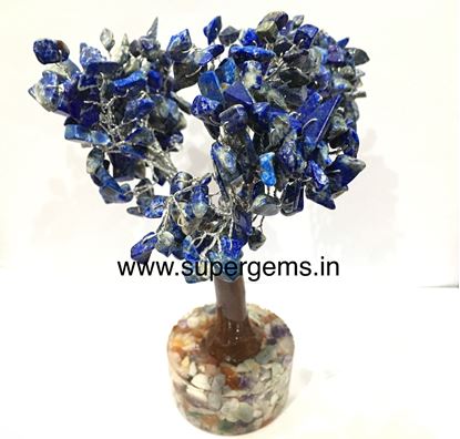 Picture of lapis lazuli 300 stone orgonite base tree