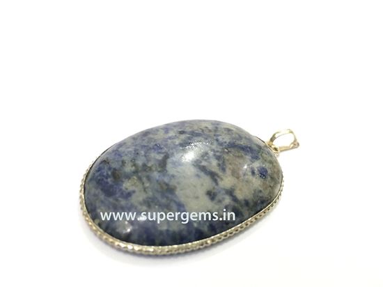 Picture of sodalite oval pendant