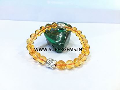 Picture of citrine buddha bracelet