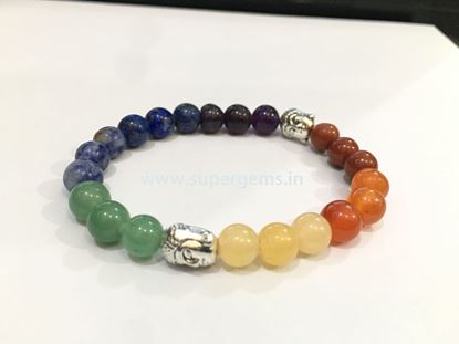 Picture of chakra buddha bracelet