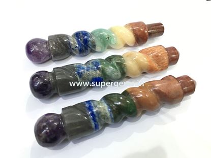 Picture of chakra spiral wand